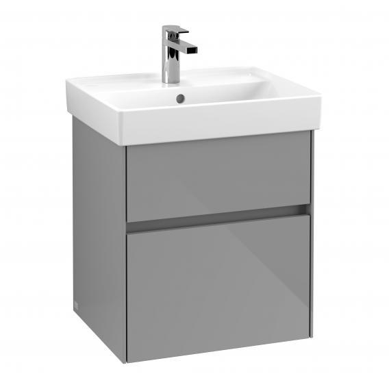 Villeroy & Boch Collaro hand vanity unit with 2 pull-out compartments