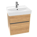 Villeroy & Boch Collaro hand vanity unit with 2 pull-out compartments