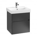 Villeroy & Boch Collaro hand vanity unit with 2 pull-out compartments