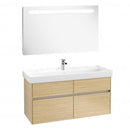 Villeroy & Boch Collaro washbasin with vanity unit and More to See 14 mirror