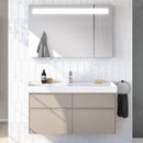 Villeroy & Boch Collaro washbasin with vanity unit and More to See 14 mirror