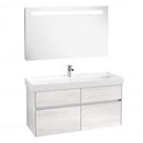 Villeroy & Boch Collaro washbasin with vanity unit and More to See 14 mirror