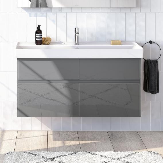 Villeroy & Boch Collaro washbasin with vanity unit with 4 pull-out compartments