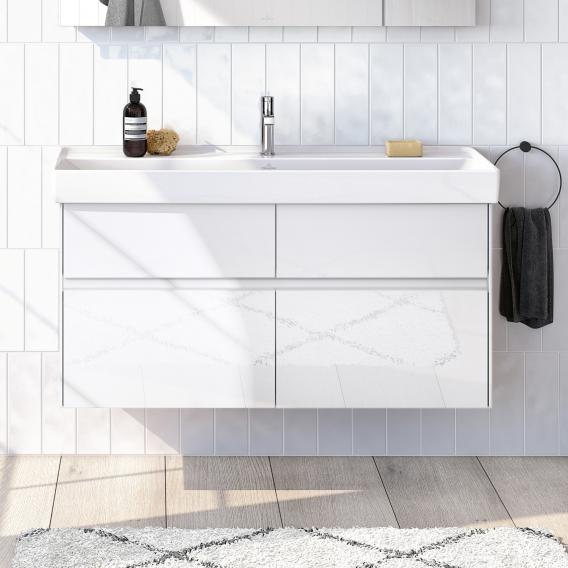 Villeroy & Boch Collaro washbasin with vanity unit with 4 pull-out compartments