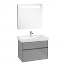 Villeroy & Boch Collaro washbasin with vanity unit and More to See 14 mirror