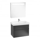 Villeroy & Boch Collaro washbasin with vanity unit and More to See 14 mirror