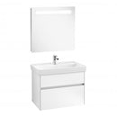 Villeroy & Boch Collaro washbasin with vanity unit and More to See 14 mirror