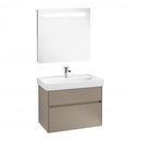 Villeroy & Boch Collaro washbasin with vanity unit and More to See 14 mirror