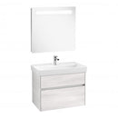 Villeroy & Boch Collaro washbasin with vanity unit and More to See 14 mirror