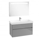 Villeroy & Boch Collaro washbasin with vanity unit and More to See 14 mirror