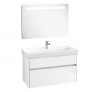 Villeroy & Boch Collaro washbasin with vanity unit and More to See 14 mirror