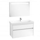 Villeroy & Boch Collaro washbasin with vanity unit and More to See 14 mirror