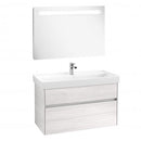 Villeroy & Boch Collaro washbasin with vanity unit and More to See 14 mirror