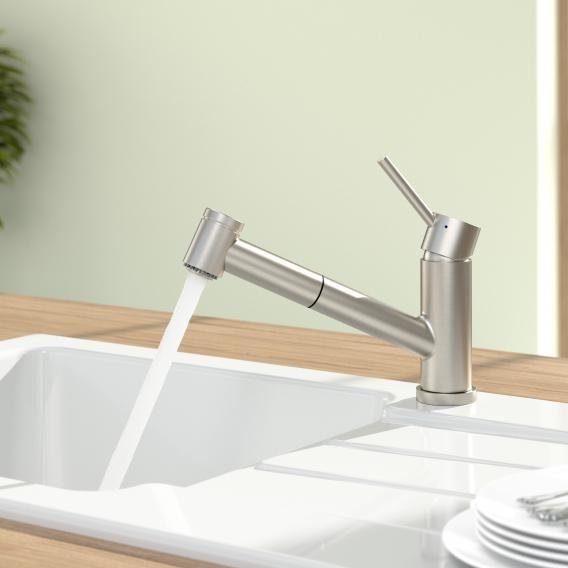 Villeroy & Boch Como Switch single-lever kitchen mixer tap, with pull-out spout