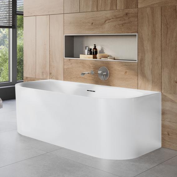 Villeroy & Boch Embrace back-to-wall bath with panelling