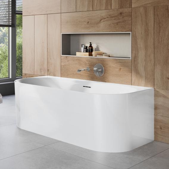 Villeroy & Boch Embrace back-to-wall bath with panelling