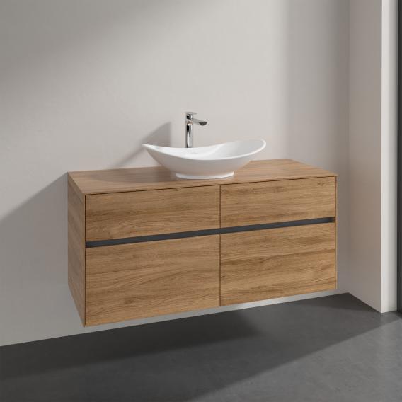 Villeroy & Boch Embrace vanity unit with 4 pull-out compartments for 1 countertop washbasin