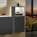 Villeroy &amp; Boch Finion 側單元，附 1 個門、機架元件頂部、充電站