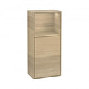 Villeroy & Boch Finion side unit with 1 door, rack element top