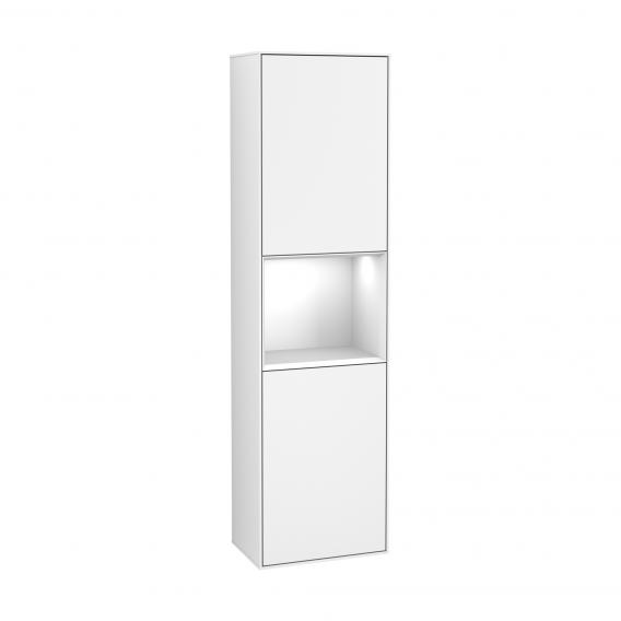 Villeroy & Boch Finion tall unit with 2 doors, rack element central