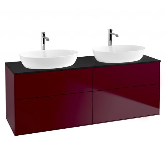 Villeroy & Boch Finion vanity unit for 2 countertop washbasins with 4 pull-out compartments