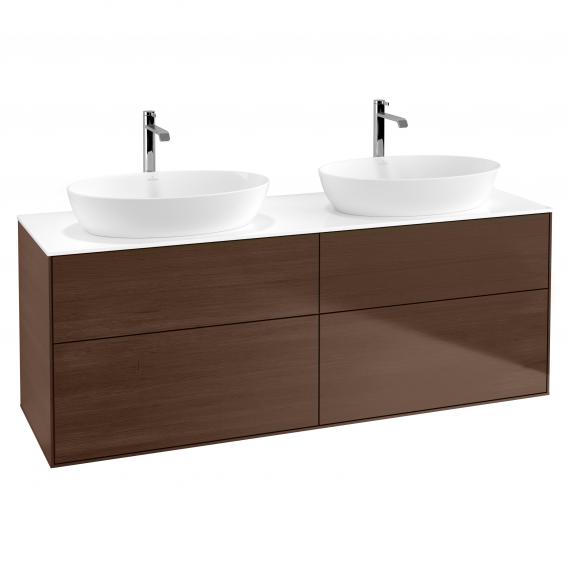 Villeroy & Boch Finion vanity unit for 2 countertop washbasins with 4 pull-out compartments