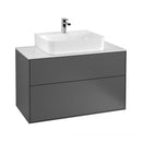 Villeroy & Boch Finion vanity unit with 2 pull-out compartments for countertop basins