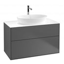 Villeroy &amp; Boch Finion 梳妝台，適用於檯面洗臉盆，附 2 個拉出式隔層