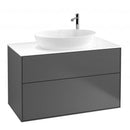 Villeroy &amp; Boch Finion 梳妝台，適用於檯面洗臉盆，附 2 個拉出式隔層