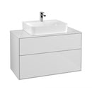 Villeroy & Boch Finion vanity unit with 2 pull-out compartments for countertop basins