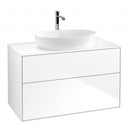 Villeroy &amp; Boch Finion 梳妝台，適用於檯面洗臉盆，附 2 個拉出式隔層