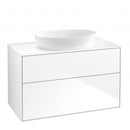 Villeroy &amp; Boch Finion 梳妝台，適用於檯面洗臉盆，附 2 個拉出式隔層