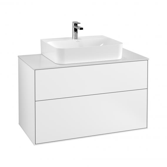 Villeroy & Boch Finion vanity unit with 2 pull-out compartments for countertop basins