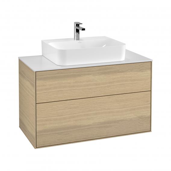 Villeroy & Boch Finion vanity unit with 2 pull-out compartments for countertop basins