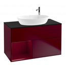 Villeroy & Boch Finion vanity unit for countertop washbasin with 2 pull-out compartments, rack element