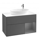 Villeroy &amp; Boch Finion 梳妝台，適用於檯面洗臉盆，附 2 個拉出式隔層