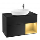 Villeroy &amp; Boch Finion 梳妝台，適用於檯面洗臉盆，附 2 個拉出式隔層