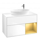 Villeroy &amp; Boch Finion 梳妝台，適用於檯面洗臉盆，附 2 個拉出式隔層