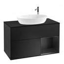 Villeroy &amp; Boch Finion 梳妝台，適用於檯面洗臉盆，附 2 個拉出式隔層