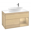 Villeroy &amp; Boch Finion 梳妝台，適用於檯面洗臉盆，附 2 個拉出式隔層