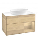 Villeroy &amp; Boch Finion 梳妝台，適用於檯面洗臉盆，附 2 個拉出式隔層