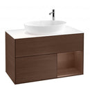 Villeroy &amp; Boch Finion 梳妝台，適用於檯面洗臉盆，附 2 個拉出式隔層