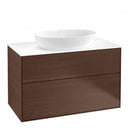 Villeroy &amp; Boch Finion 梳妝台，適用於檯面洗臉盆，附 2 個拉出式隔層