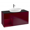 Villeroy & Boch Finion vanity unit for countertop washbasin with 3 pull-out compartments, rack element left