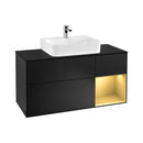 Villeroy & Boch Finion vanity unit with 3 pull-out compartments for countertop basins, rack element right