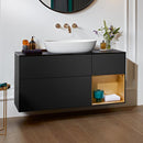 Villeroy &amp; Boch Finion 梳妝台，適用於檯面洗臉盆，附 3 個拉出式隔層，右側置物架