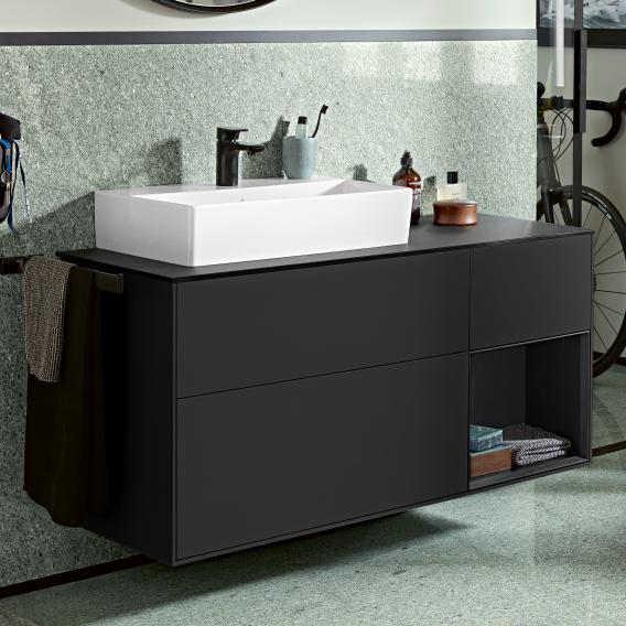 Villeroy & Boch Finion vanity unit with 3 pull-out compartments for countertop basins, rack element right