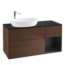 Villeroy &amp; Boch Finion 梳妝台，適用於檯面洗臉盆，附 3 個拉出式隔層，右側置物架