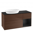 Villeroy &amp; Boch Finion 梳妝台，適用於檯面洗臉盆，附 3 個拉出式隔層，右側置物架