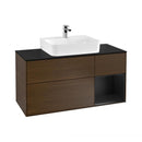 Villeroy & Boch Finion vanity unit with 3 pull-out compartments for countertop basins, rack element right